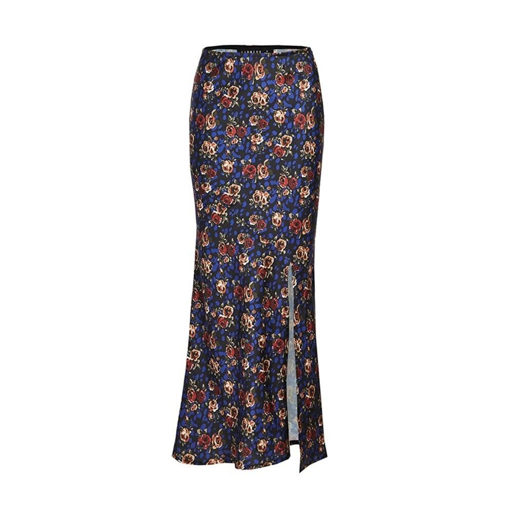 Lioness Summer Thing Midi Skirt in Dark Base Floral Size L